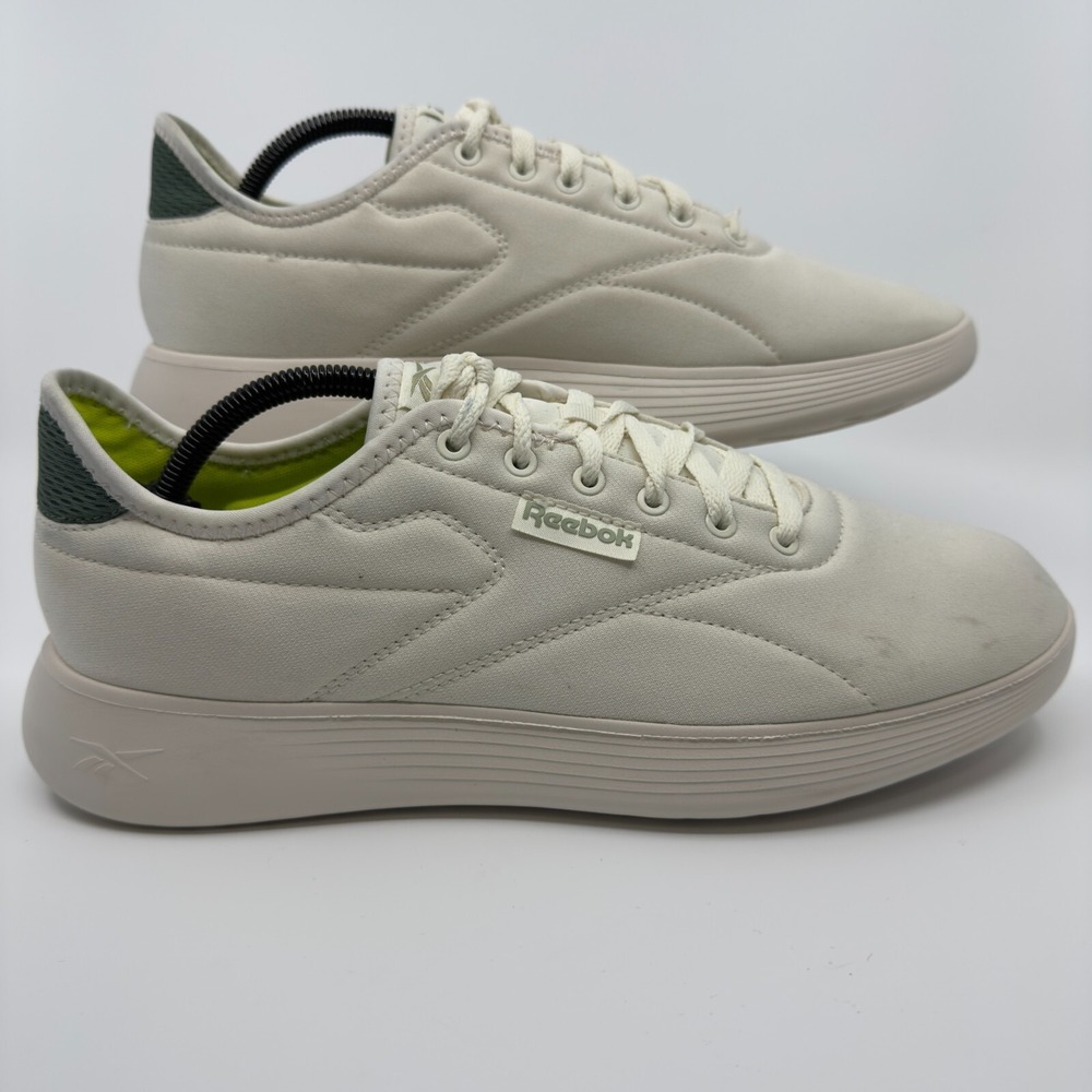 Reebok DMX Active Lite Men 11 Training Shoe Off White Green Ortholite MemoryTech